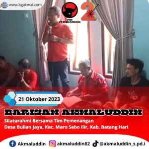 Silaturahmi Bersama TIM Pemenangan Desa Bulian Jaya